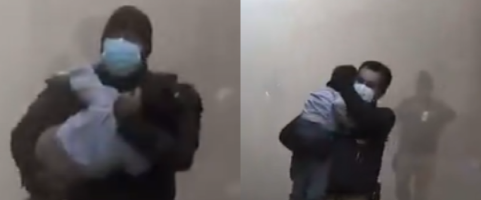 Funcionarios salvan a niños de sala cuna cerca del siniestro en Santiago Centro